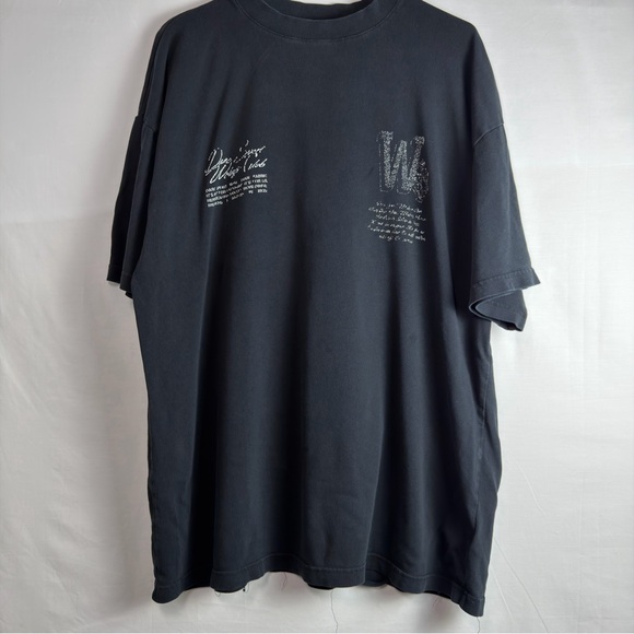 Darc Sport Wolves Club Shirt Mens Large Black Limited 1582 Of 2000 Big W Back - Picture 4 of 14